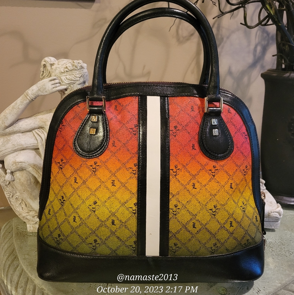 L.A.M.B. by Gwen Stefani Montego Rasta Ombre Handbag Luxury Designer Bag #608 - Picture 2 of 16